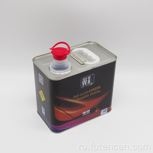 Cutie de tablă metalică chimică cu capac pentru gura de scurgere